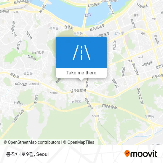 동작대로9길 map