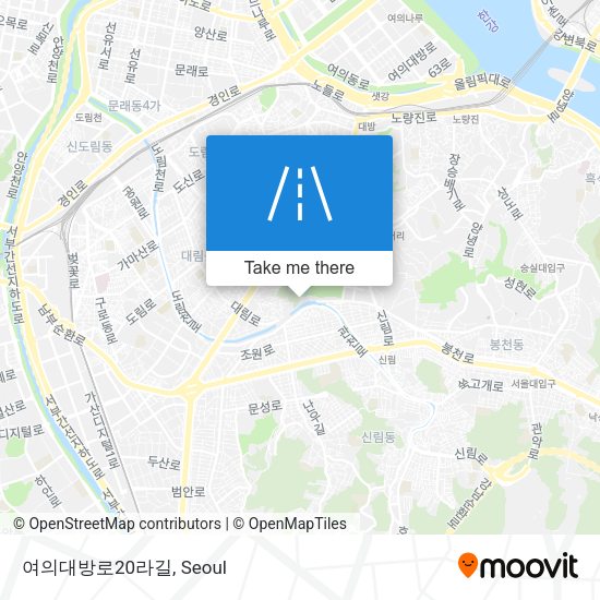 여의대방로20라길 map