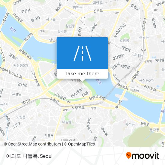 여의도 나들목 map