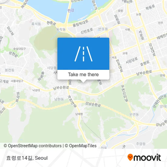 효령로14길 map