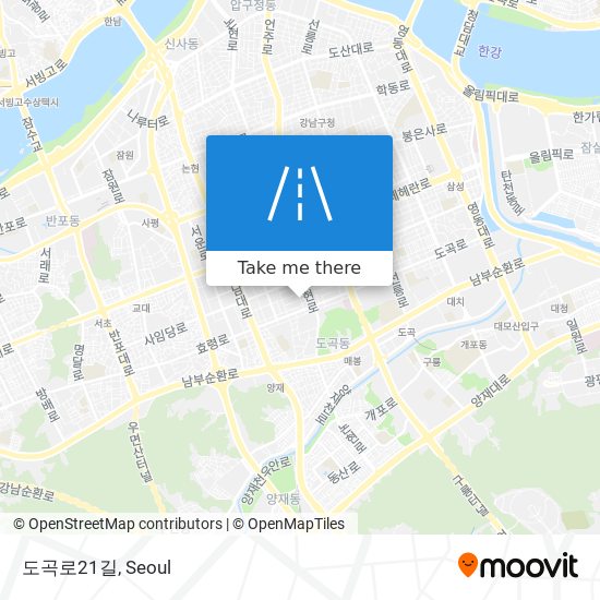 도곡로21길 map