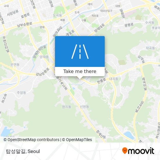 탑성말길 map