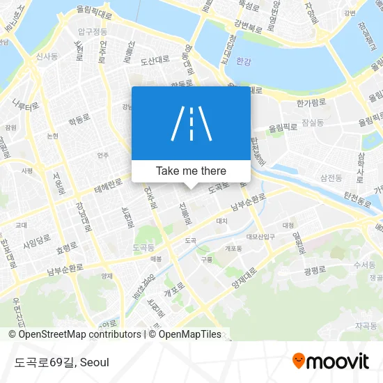 도곡로69길 map