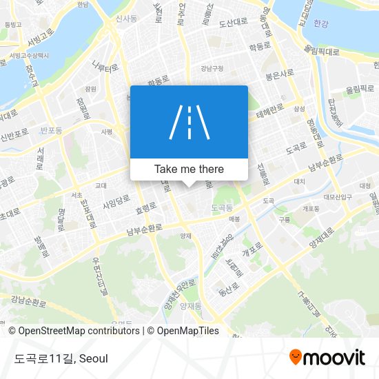 도곡로11길 map