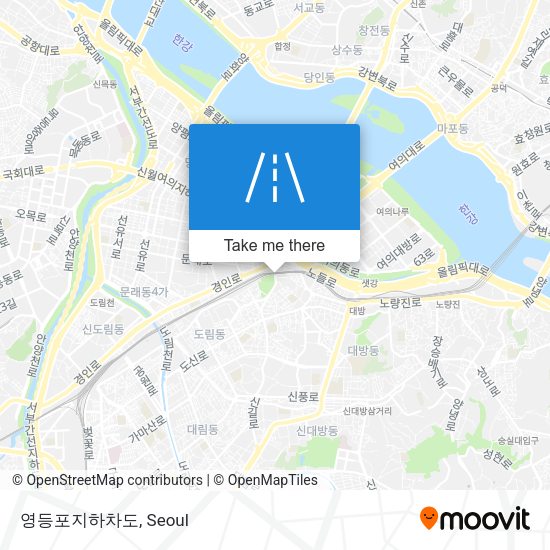 영등포지하차도 map