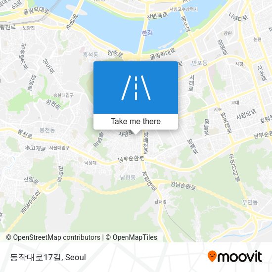 동작대로17길 map
