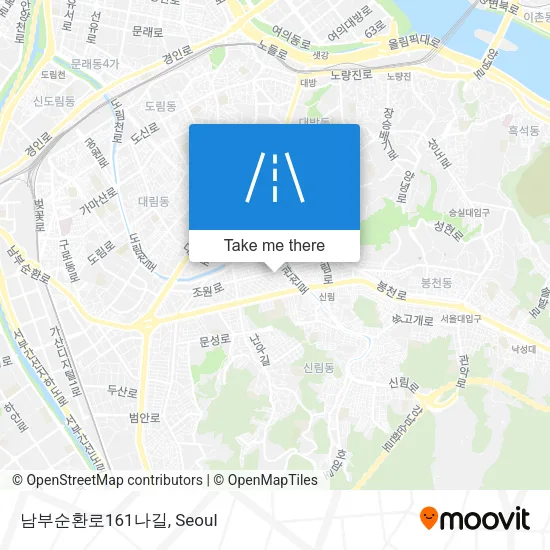 남부순환로161나길 map