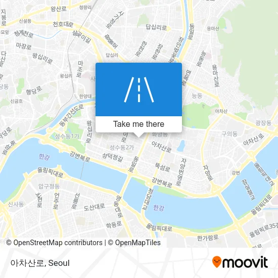 아차산로 map