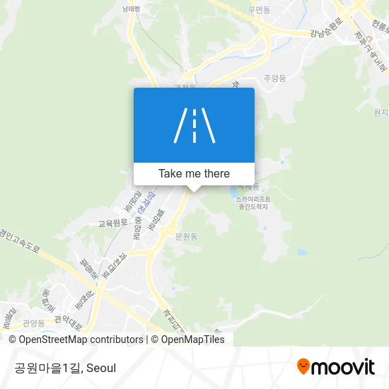 공원마을1길 map