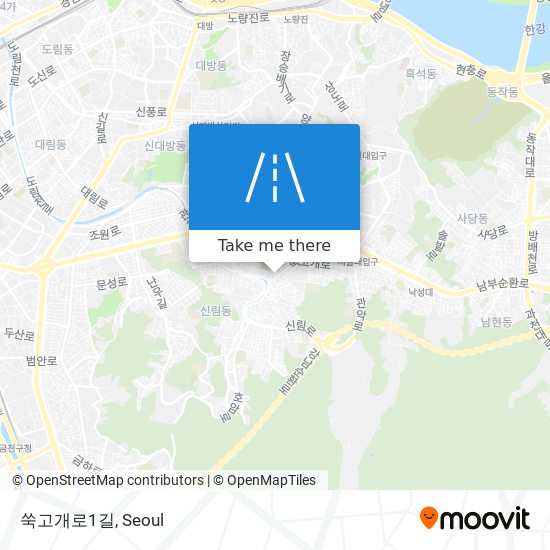 쑥고개로1길 map