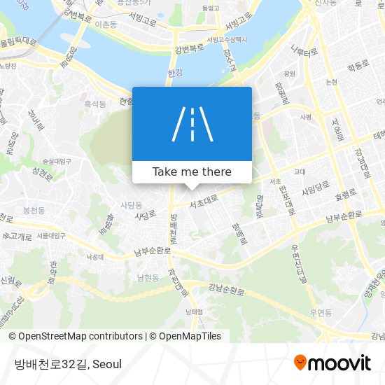 방배천로32길 map