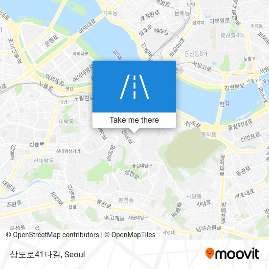 상도로41나길 map