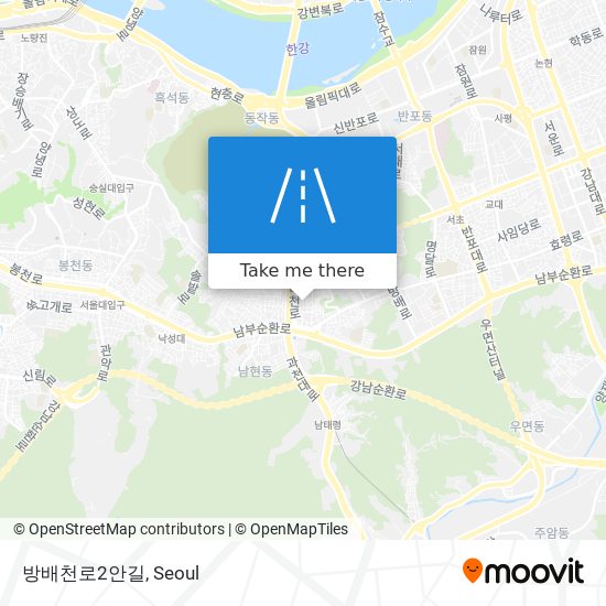 방배천로2안길 map