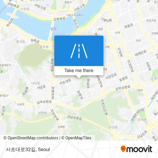 서초대로32길 map
