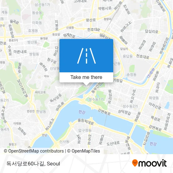 독서당로60나길 map