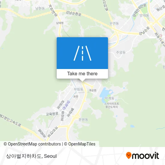 상아벌지하차도 map