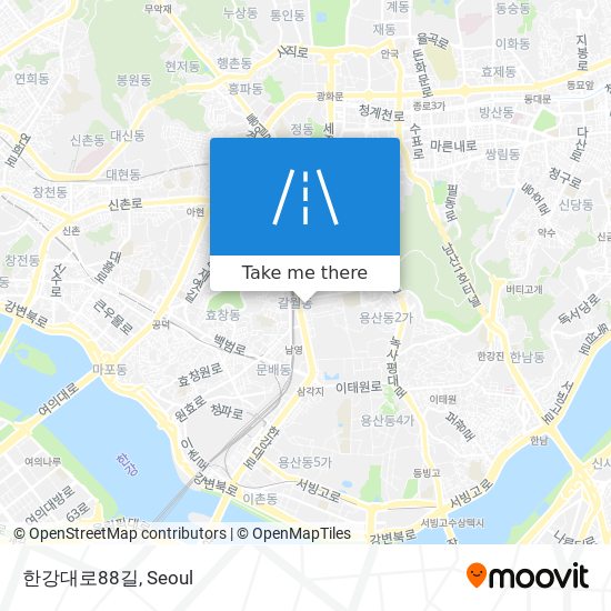 한강대로88길 map