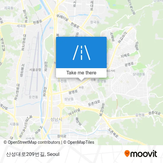 산성대로209번길 map
