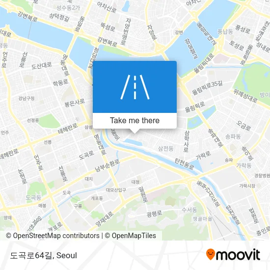 도곡로64길 map