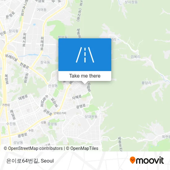 은이로64번길 map