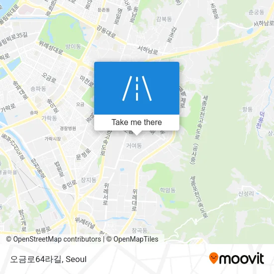 오금로64라길 map