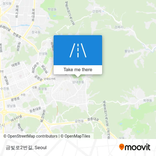 금빛로2번길 map