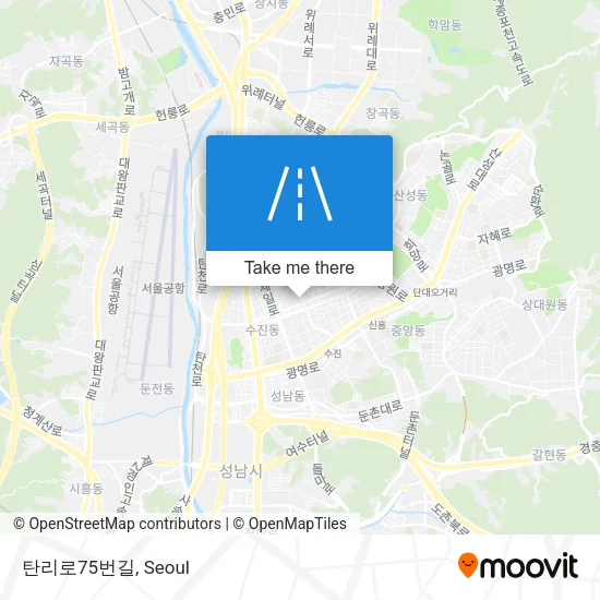 탄리로75번길 map