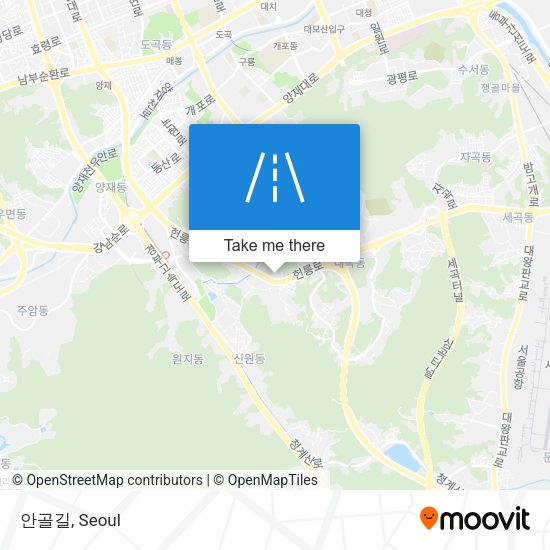 안골길 map
