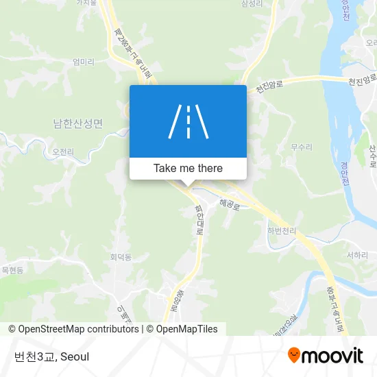 번천3교 map