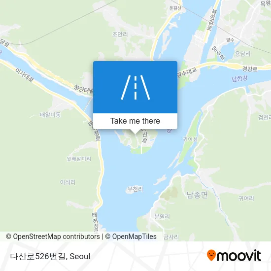 다산로526번길 map