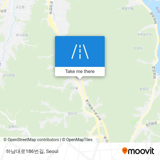 하남대로186번길 map