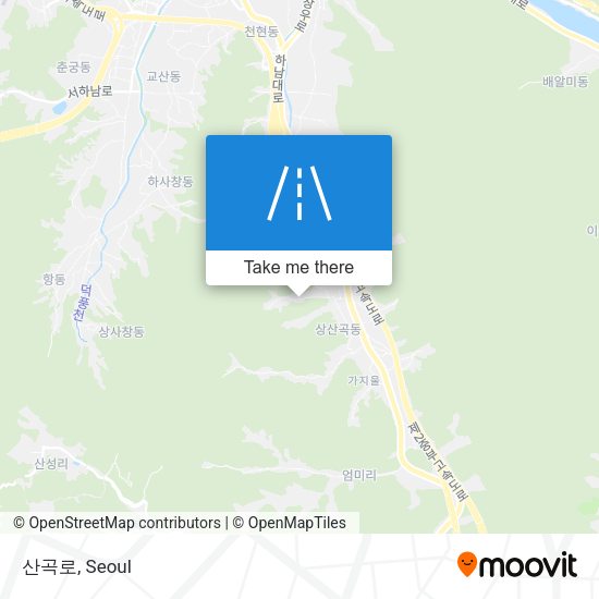 산곡로 map