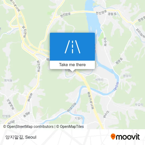 양지말길 map