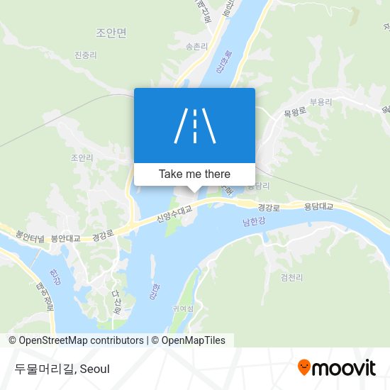 두물머리길 map