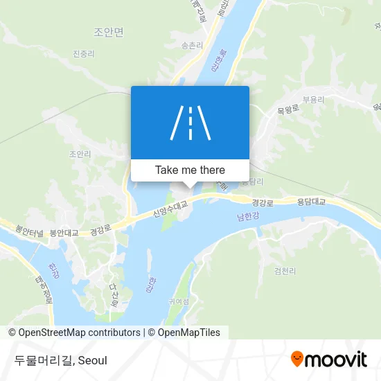 두물머리길 map