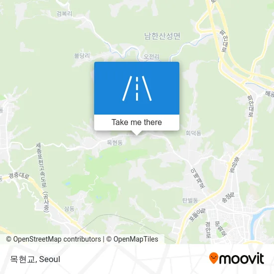 목현교 map