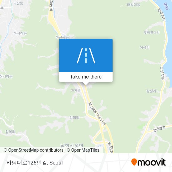 하남대로126번길 map