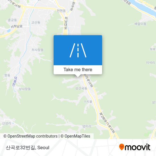 산곡로32번길 map
