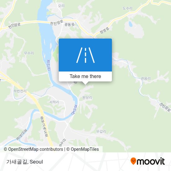 가새골길 map