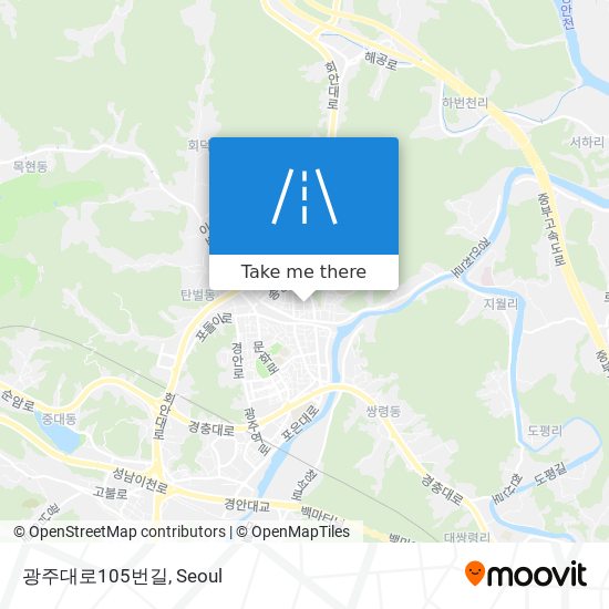 광주대로105번길 map