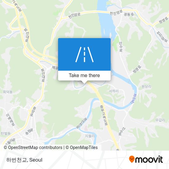 하번천교 map