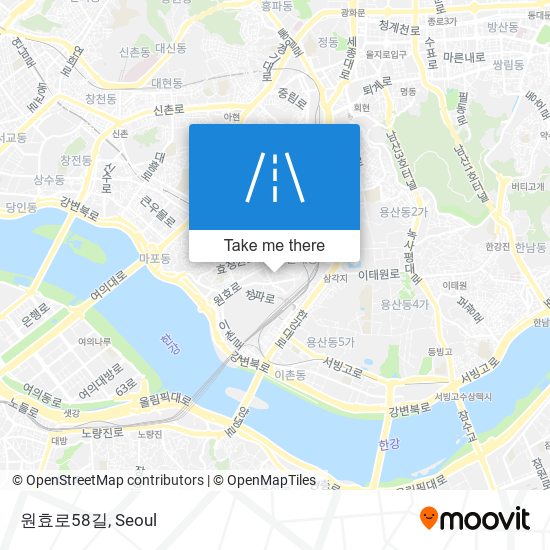 원효로58길 map