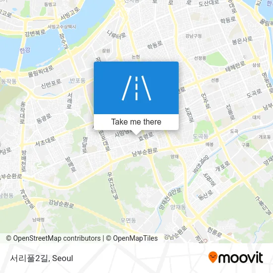 서리풀2길 map