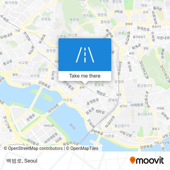 백범로 map