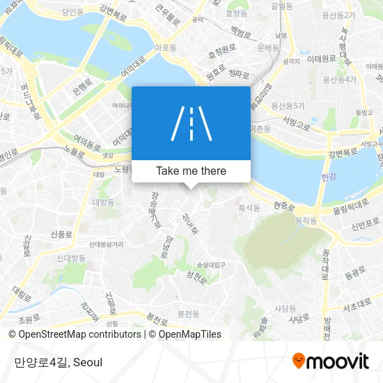 만양로4길 map