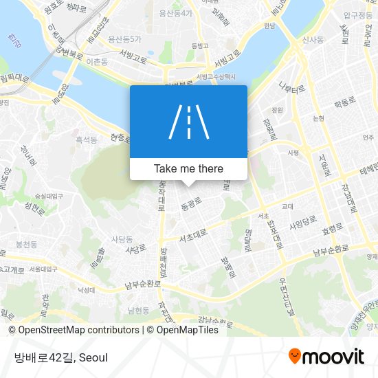 방배로42길 map