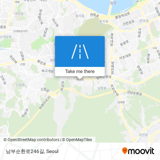 남부순환로246길 map