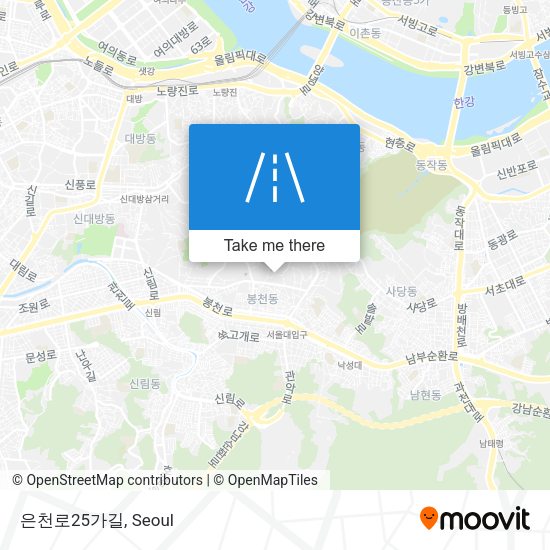 은천로25가길 map