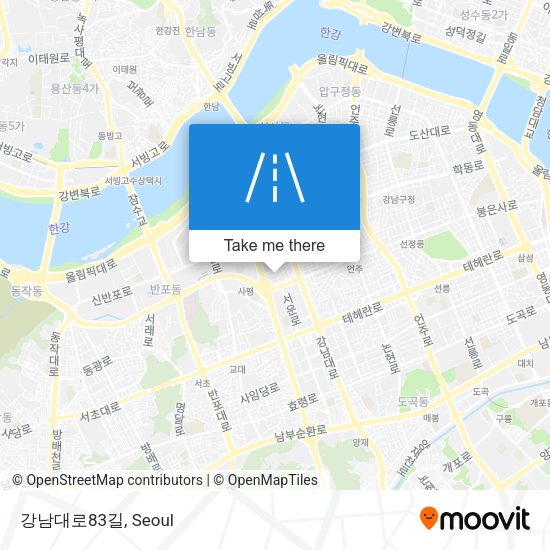 강남대로83길 map