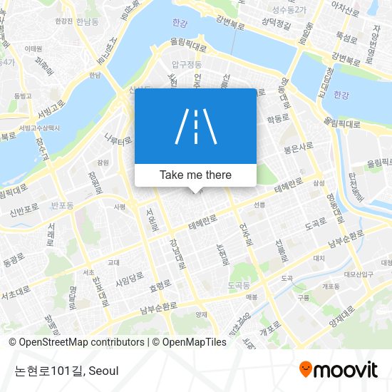 논현로101길 map